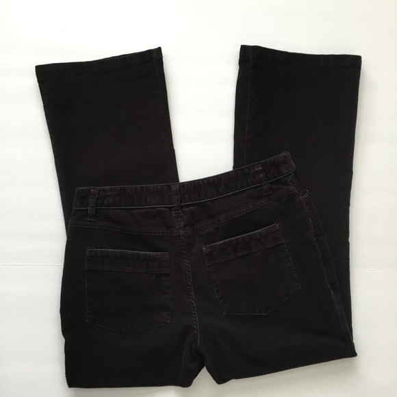 Christopher & Banks Women’s Corduroy Pants Black Size 4P Petite - Picture 2 of 9